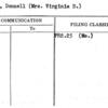 Clark, Donnell (Mrs. Virginia D.)