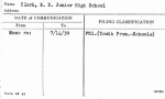 Clark, E.D. Junior High School
