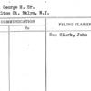 Clark, George H. Sr.