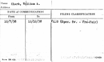 Clark, William A.