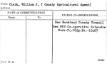 Clark. William J. (Country Agricultural Agent)
