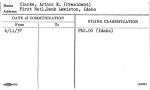 Clarke, Arthur E. (President)