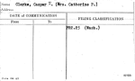 Clarke, Caspar W. (Mrs. Catherine P.)