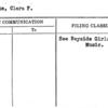 Clarke, Clara F.