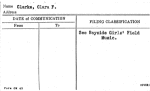 Clarke, Clara F.