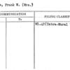 Clarke, Frank W. (Mrs.)