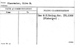 Clearwater, Olive M.