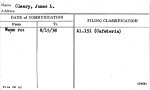 Cleary, James L.