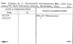 Cleary, M.J. (President) Northwestern Mut. Life Ins. Co.
