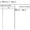 Cleary, Maurice J. (Mrs.)