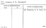 Clements, F.W. (President)