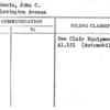 Clendenin, John C.