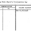 Closing Week--Mayor's Proclamation Day