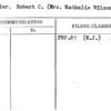 Clothier, Robert C. (Mrs. Nathalie Wilson)