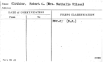 Clothier, Robert C. (Mrs. Nathalie Wilson)