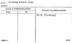Clothing Exhibit Plan