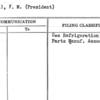 Cockrell, F.M. (President)