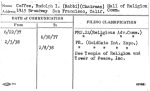 Coffee, Rudolph I. (Rabbi) (Chairman) Hall of Religion Comm.