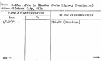 Coffey, John L. (Member State Highway Commission)