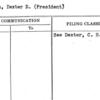 Coffin, Dexter D. (President)