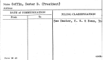 Coffin, Dexter D. (President)