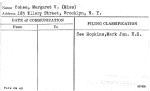Cohee, Margaret V. (Miss)