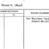 Cohen, Miriam N. (Miss)