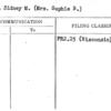 Cohen, Sidney M. (Mrs. Sophie B.)