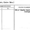 Colburger, Claire (Mrs.)