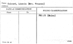 Colcord, Lincoln (Mrs. Frances)