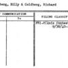 Coldberg, Billy & Coldberg, Richard