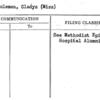 Coleman, Gladys (Miss)