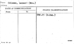 Coleman, Leonard (Mrs.)