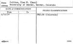 Collins, Clem W. (Dean)