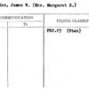 Collins, James W. (Mrs. Margaret S.)