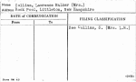 Collins, Lawrence Walker (Mrs.)