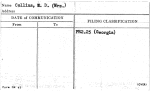 Collins, M.D. (Mrs.)