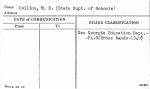 Collins, M.D. (State Supt. of Schools)