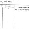 Collins, Mary (Miss)