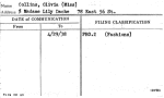Collins, Olivia (Miss)