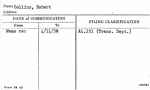 Collins, Robert