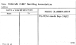 Colorado Cliff Dwelling Association