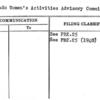 Colorado Women's Activities Advisory Committee