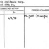 Columbia Appliance Corp.