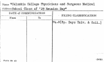 Columbia College Physicians and Surgeons Medical School Class of '19 Reunion Day