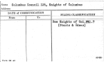 Columbus Council 126, Knights of Columbus