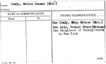 Comly, Walter Seaman (Mrs.)