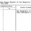 Commander Carman Chapter of the Daughters of the Union 1861-1865