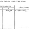 Commercial Exhibits - Publicity Policy