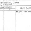 Commercial Printers, Limited